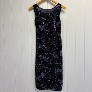 Vintage Carol Anderson California Women 90s Floral Cottage Dress Size S Chic